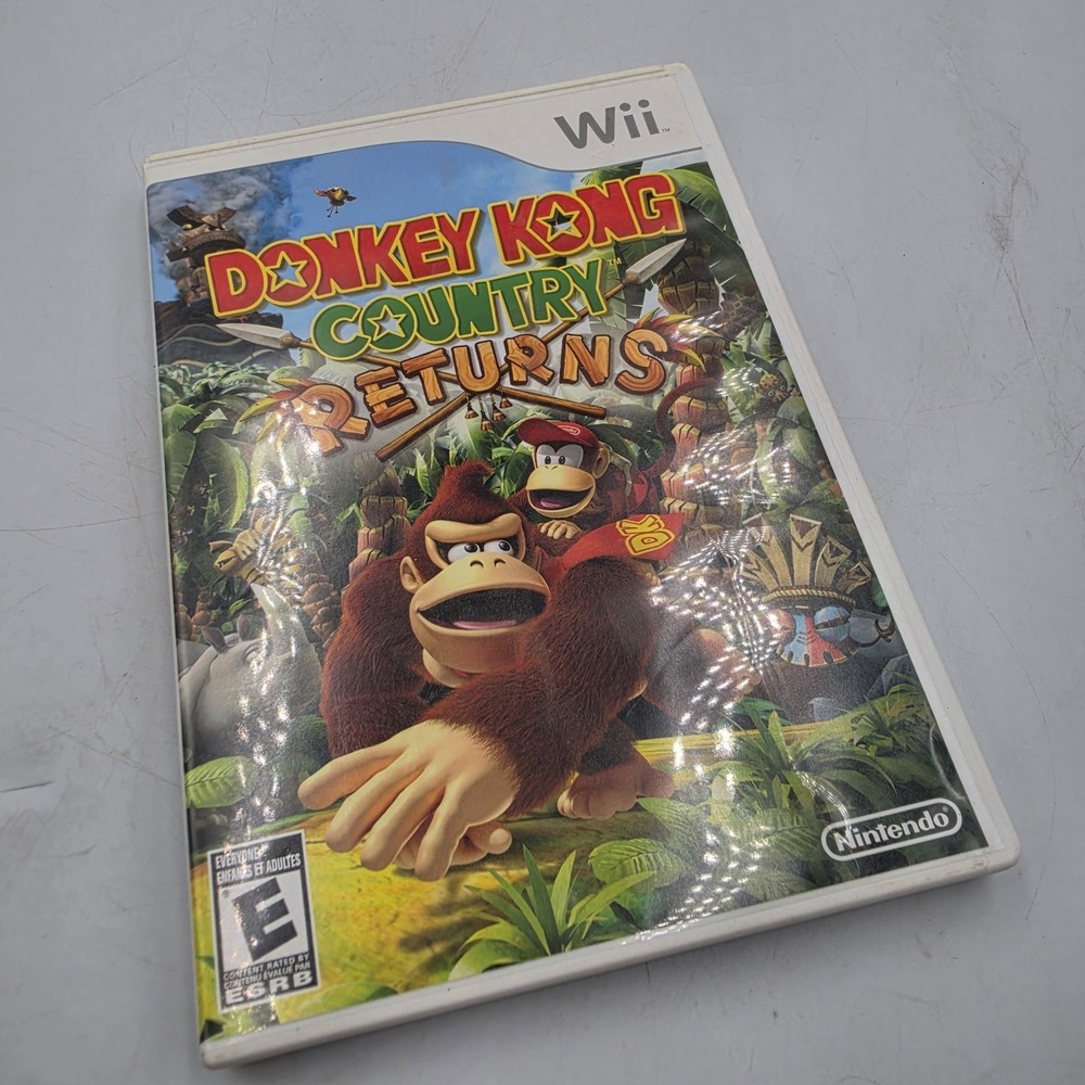 Nintendo Wii Donkey Kong Country Returns In Case No Manual Works 2010